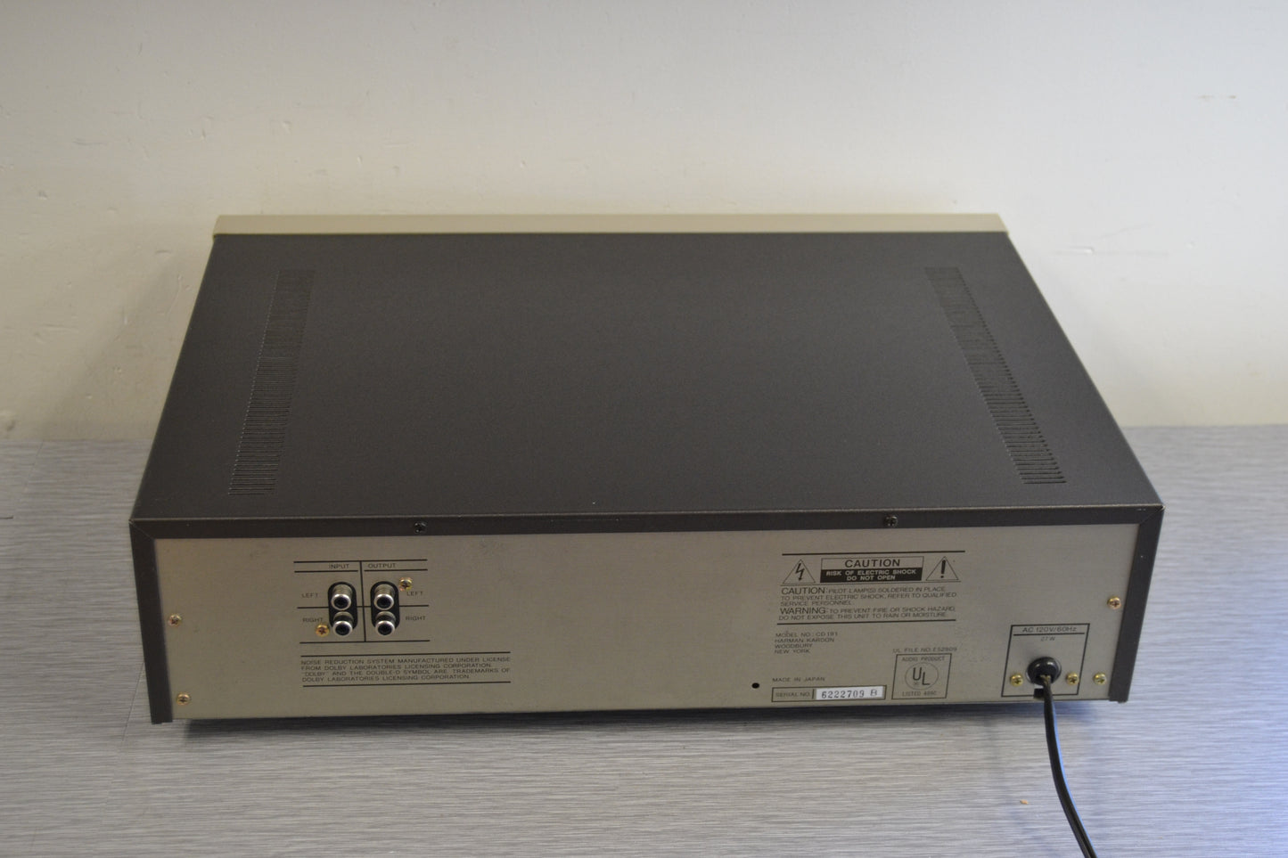 Harman Kardon CD191 Single Cassette Deck * New Belts