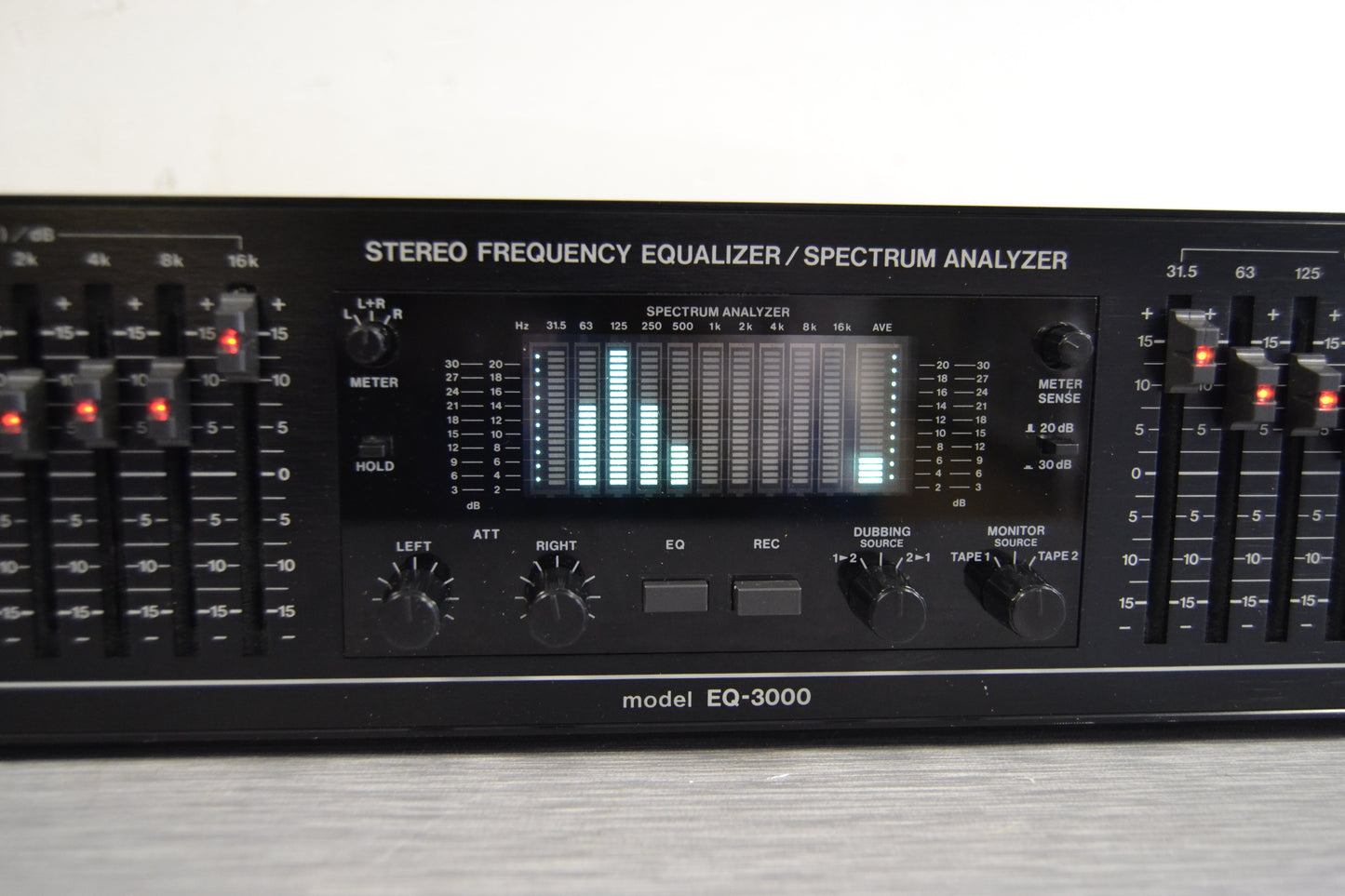 BSR EQ-3000 Graphic Equalizer with Spectrum Analyzer and Pink Noise