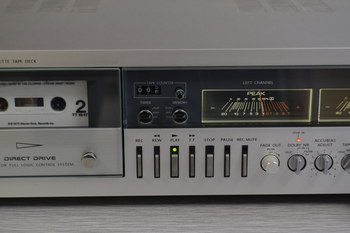 Onkyo TA-2050 Single Cassette Deck * New Belts * New Idler Wheel