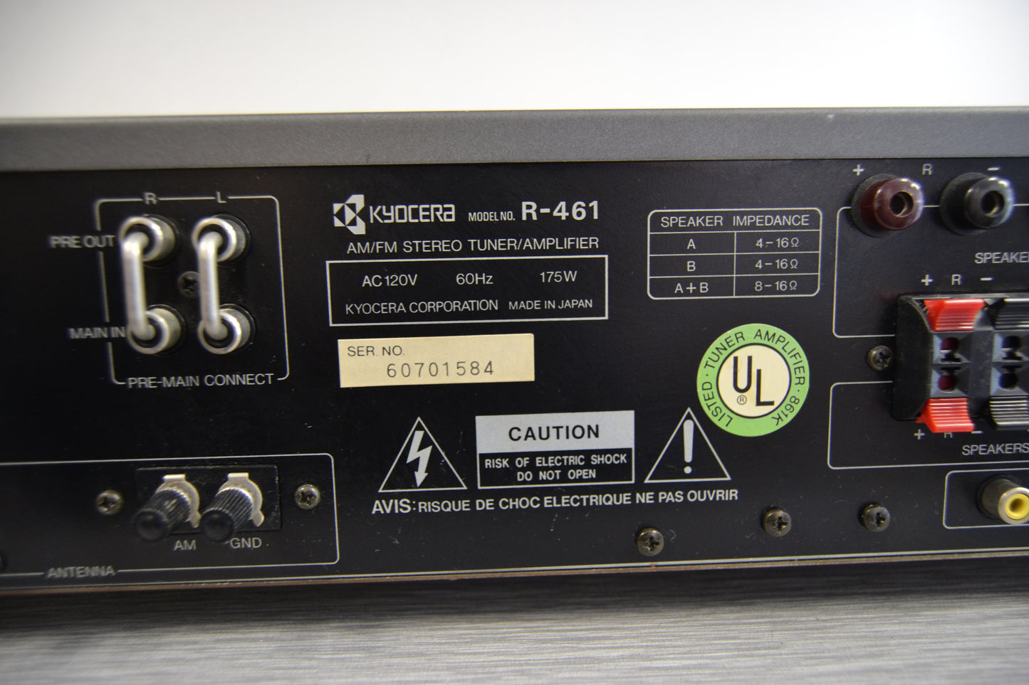 Kyocera R461 Stereo Receiver