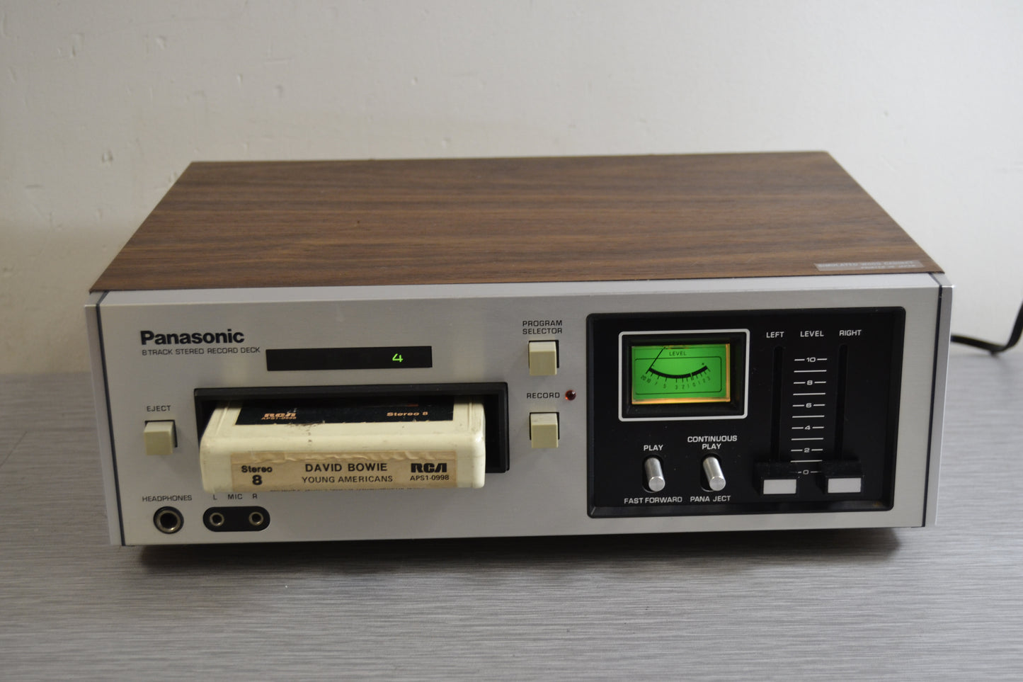 Panasonic RS-805US 8 Track Recorder * Fully Serviced * New Belts