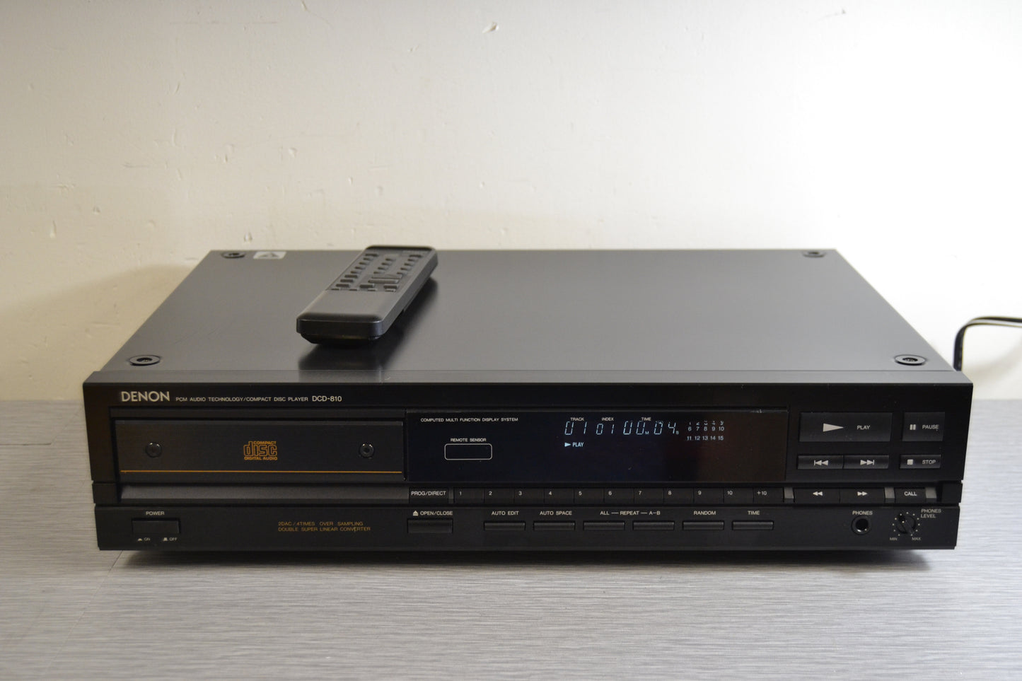 Denon DCD-810 Single CD Player * Remote Control