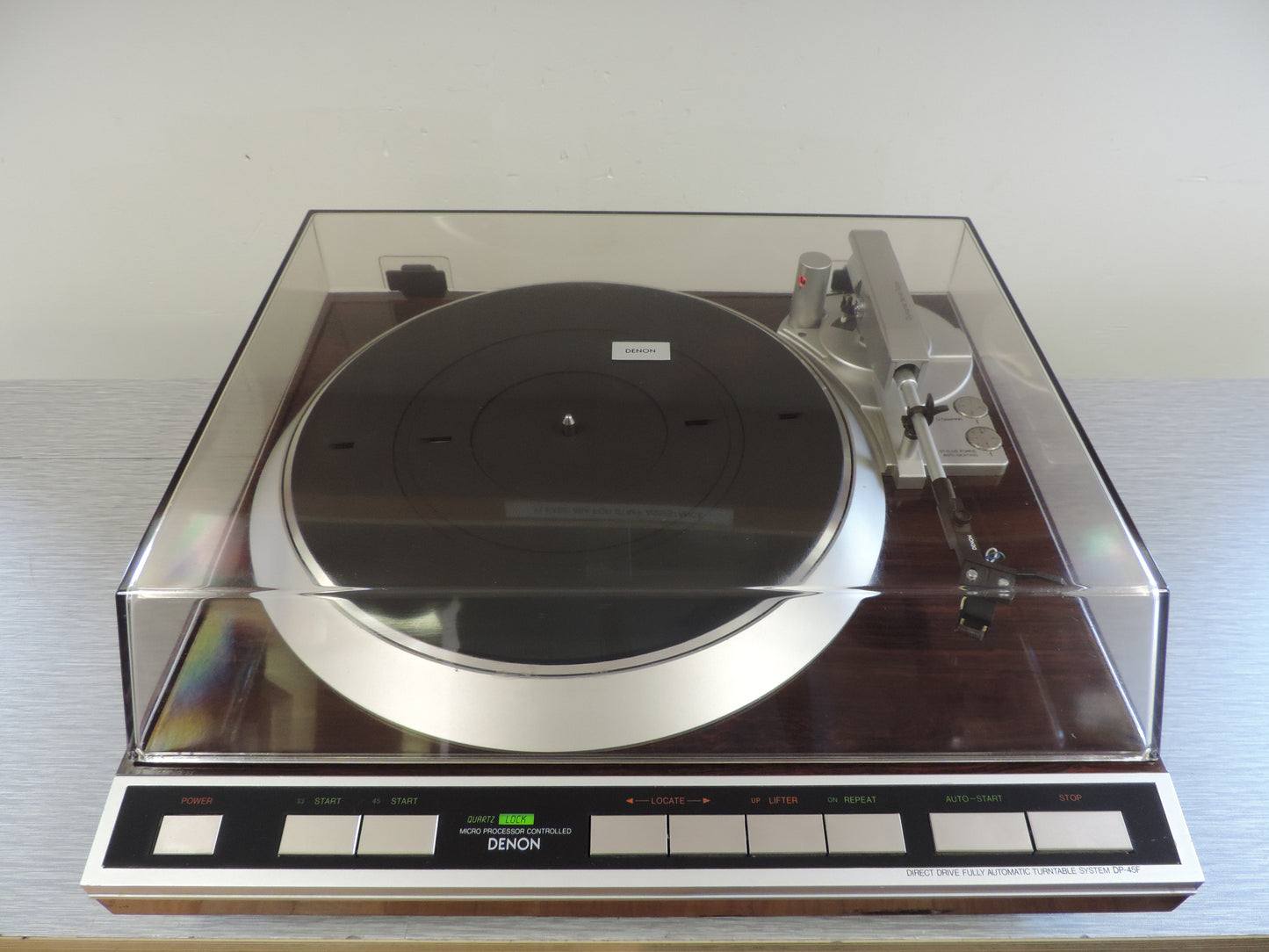 Denon DP-45F Direct Drive Turntable * Audio Technica AT125LC Needle