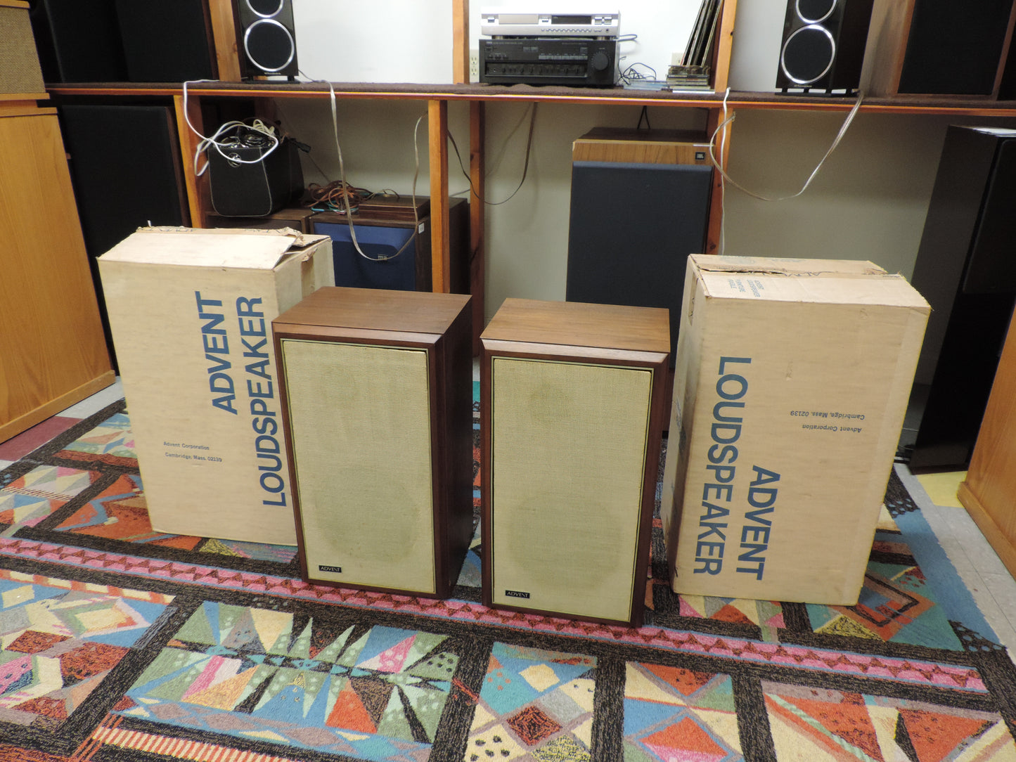 Advent Large Advent Speakers * New Foams * Boxes