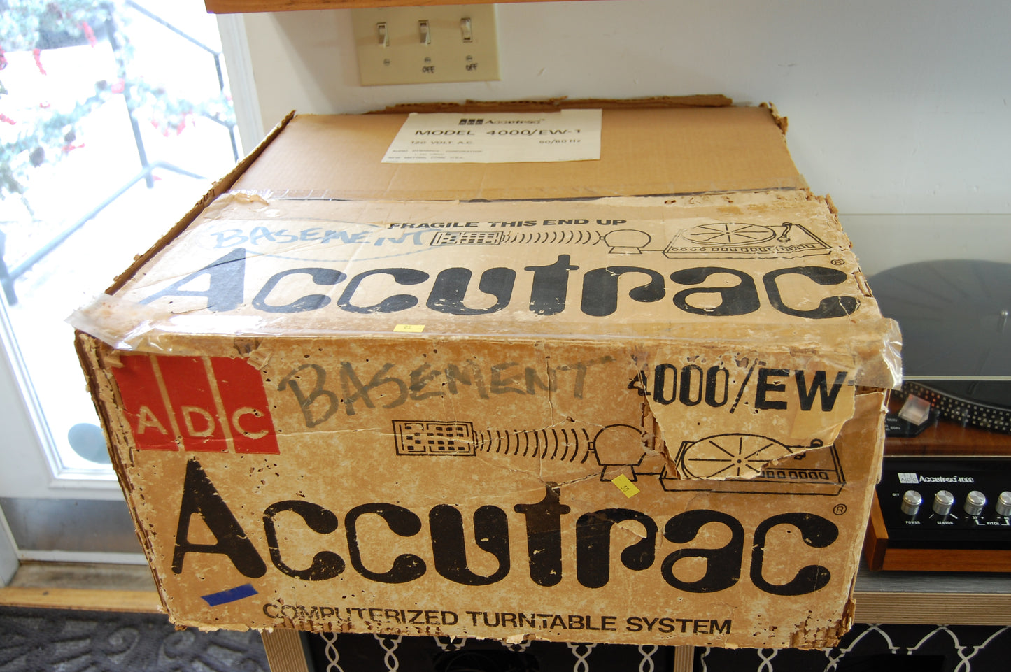 ADC Accutrac 4000 Programmable Turntable - Remote Control - Box