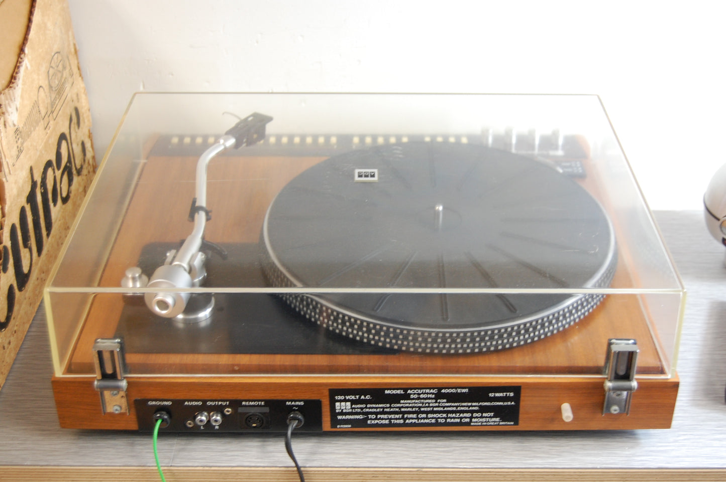 ADC Accutrac 4000 Programmable Turntable - Remote Control - Box