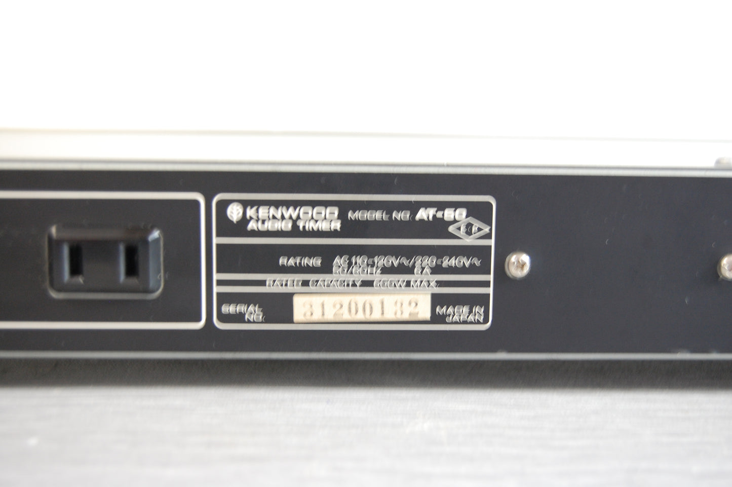 Kenwood AT-50 Audio Timer * SN132 * 1983