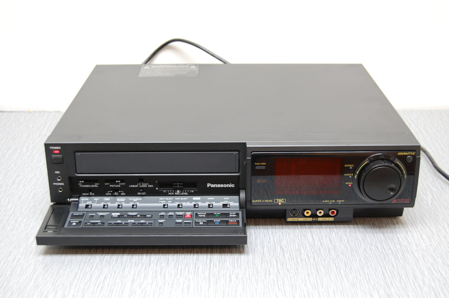 Panasonic AG1980 Super VHS Recorder * Fully Working with Dim Display