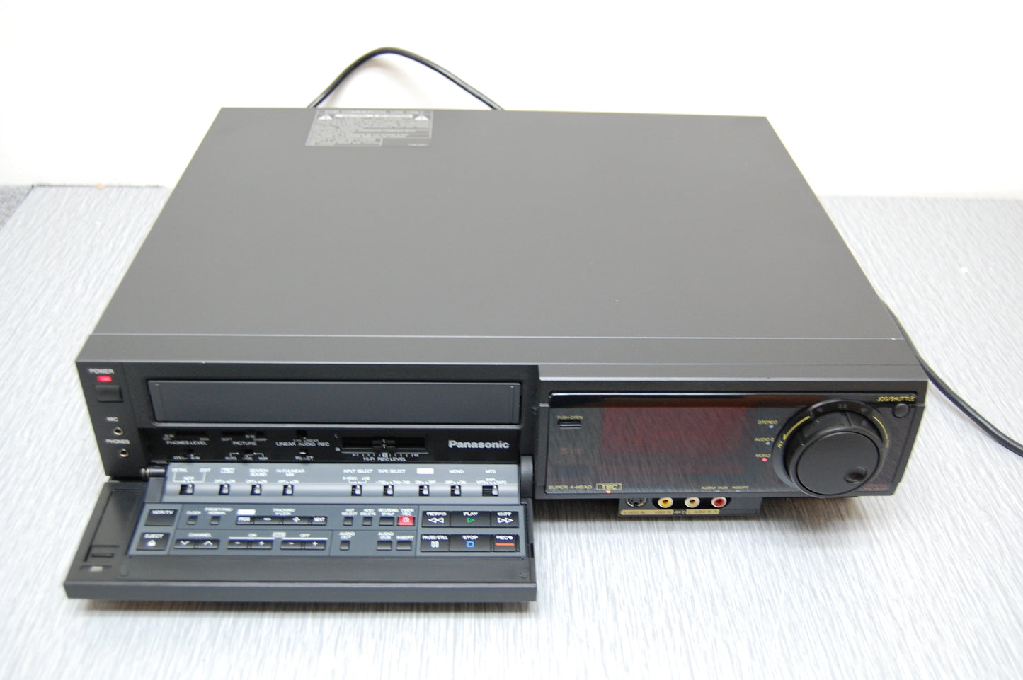 Panasonic AG1980 Super VHS Recorder * Fully Working with Dim Display