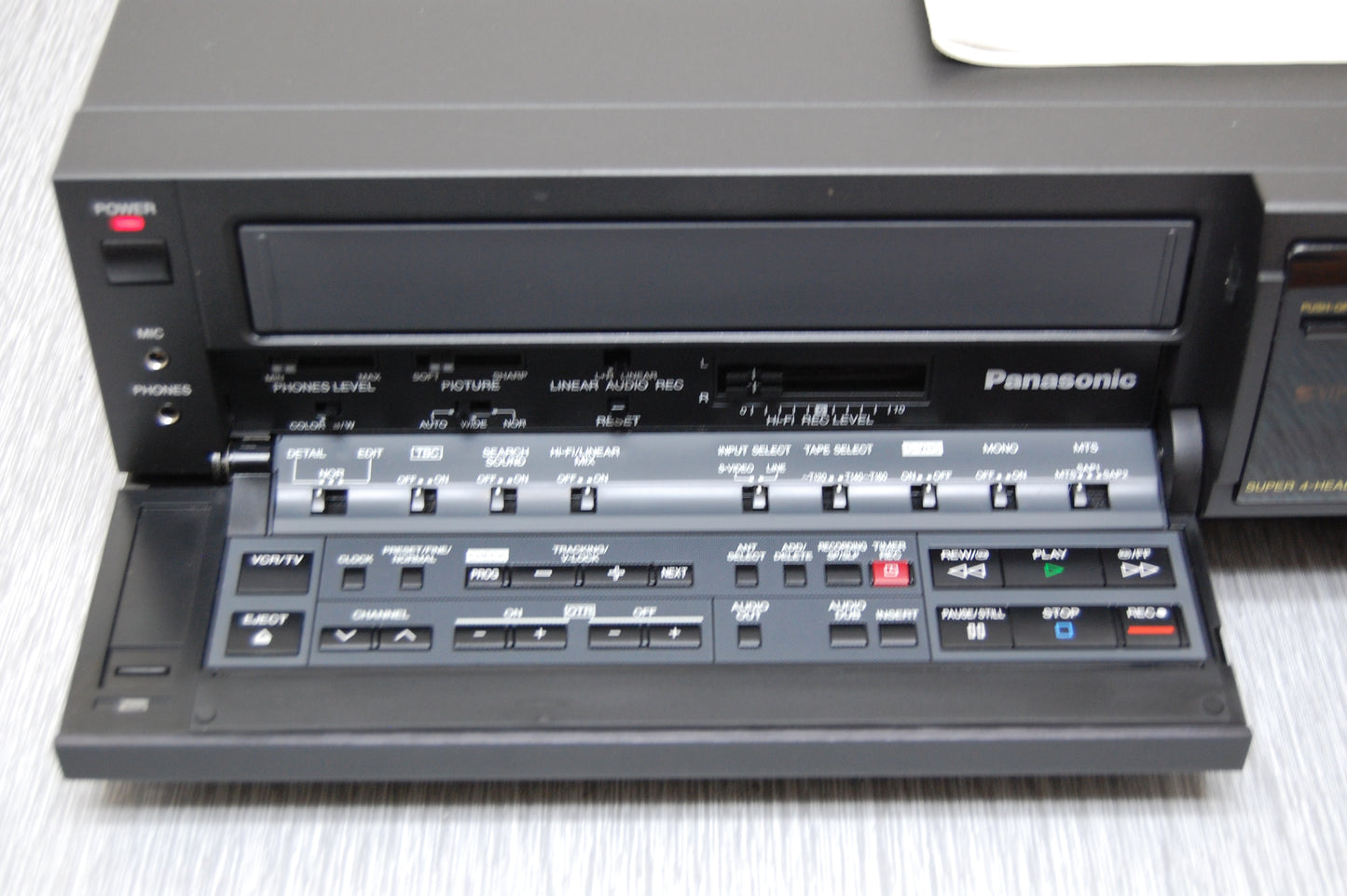 Panasonic AG1980 Super VHS Recorder * Fully Working with Dim Display * Owner's Manual