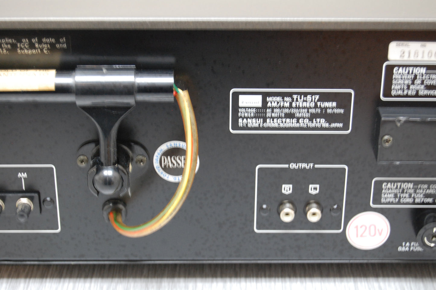 Sansui TU-517 Stereo Tuner