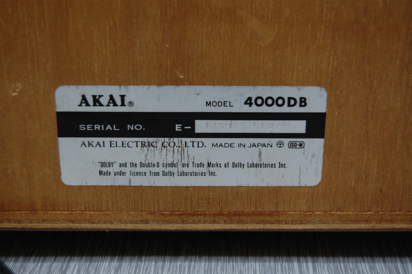 Akai 4000DB Reel to Reel Recorder