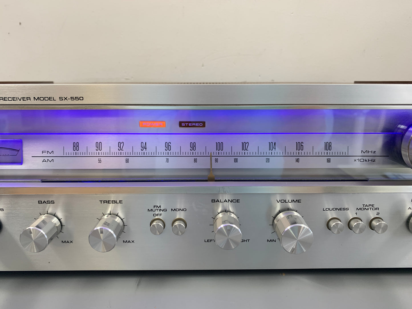 Pioneer SX-550 Stereo Receiver * 20W RMS * 1976