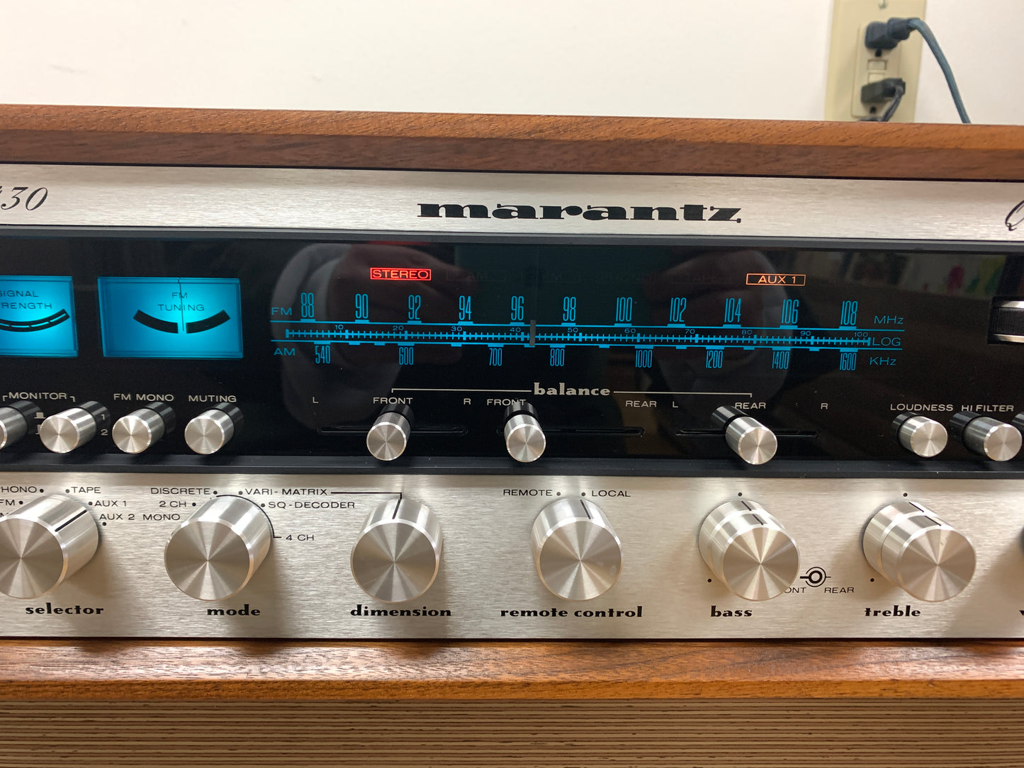 Marantz Model 4430 Stereo Receiver * Original Wood Case * Fully Serviced * $100 Flat Ship USA