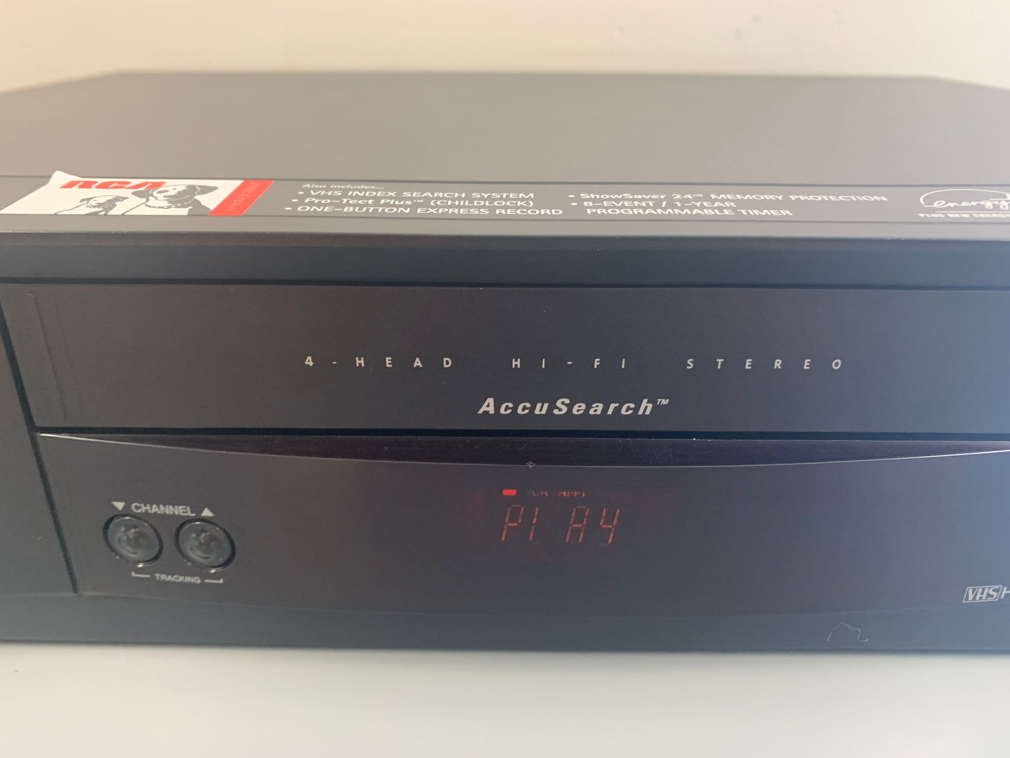 RCA VR622HF 4-Head Hi-Fi VCR