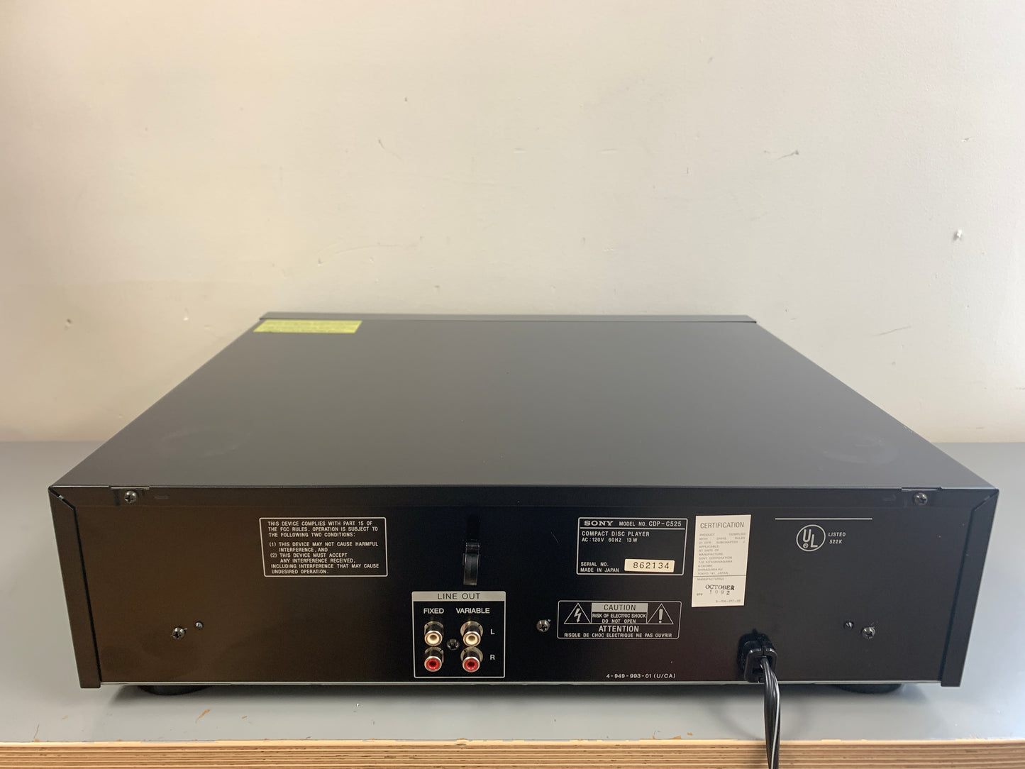 Sony CDP-C525 CD Changer