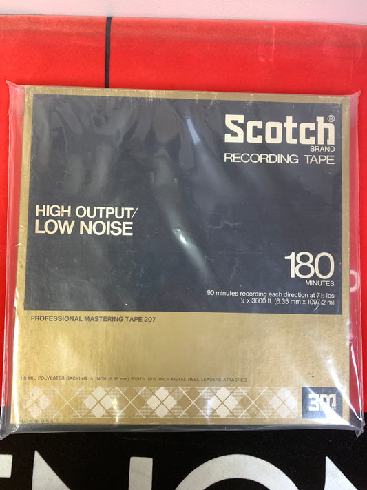 Scotch 207 Professional Recording Tape 10.5 Metal Reel 3600ft