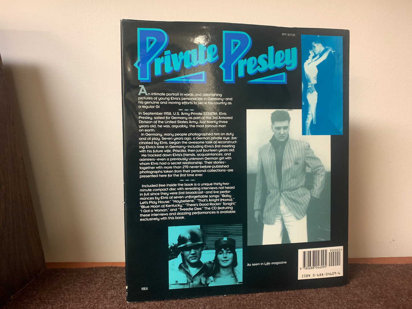 Private Presley The Missing Years Elvis in Germany Book (includes CD)