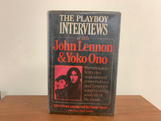 The Playboy Interviews with John Lennon & Yoko Ono. Hardcover Book. First Edition.