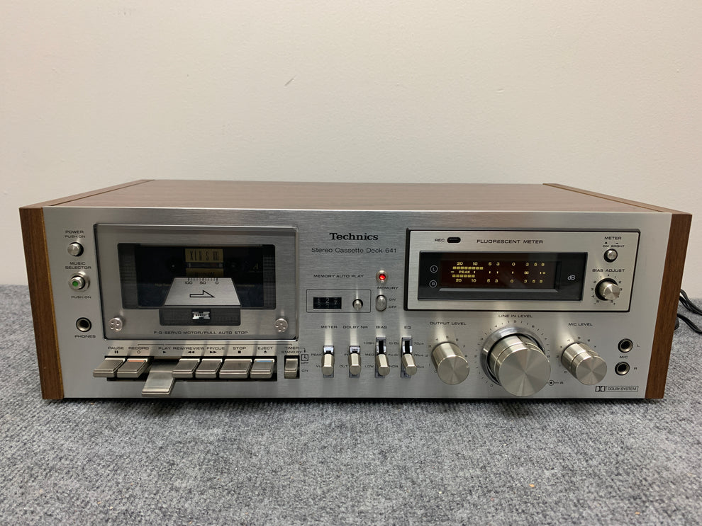 Technics RS-641 Single Cassette Deck - 1978 - – The Turntable Store