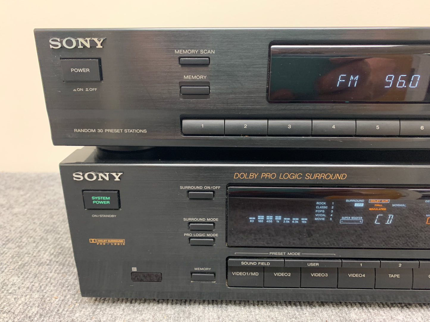 Sony TA-E741 Preamplifier & St-JX741 Tuner