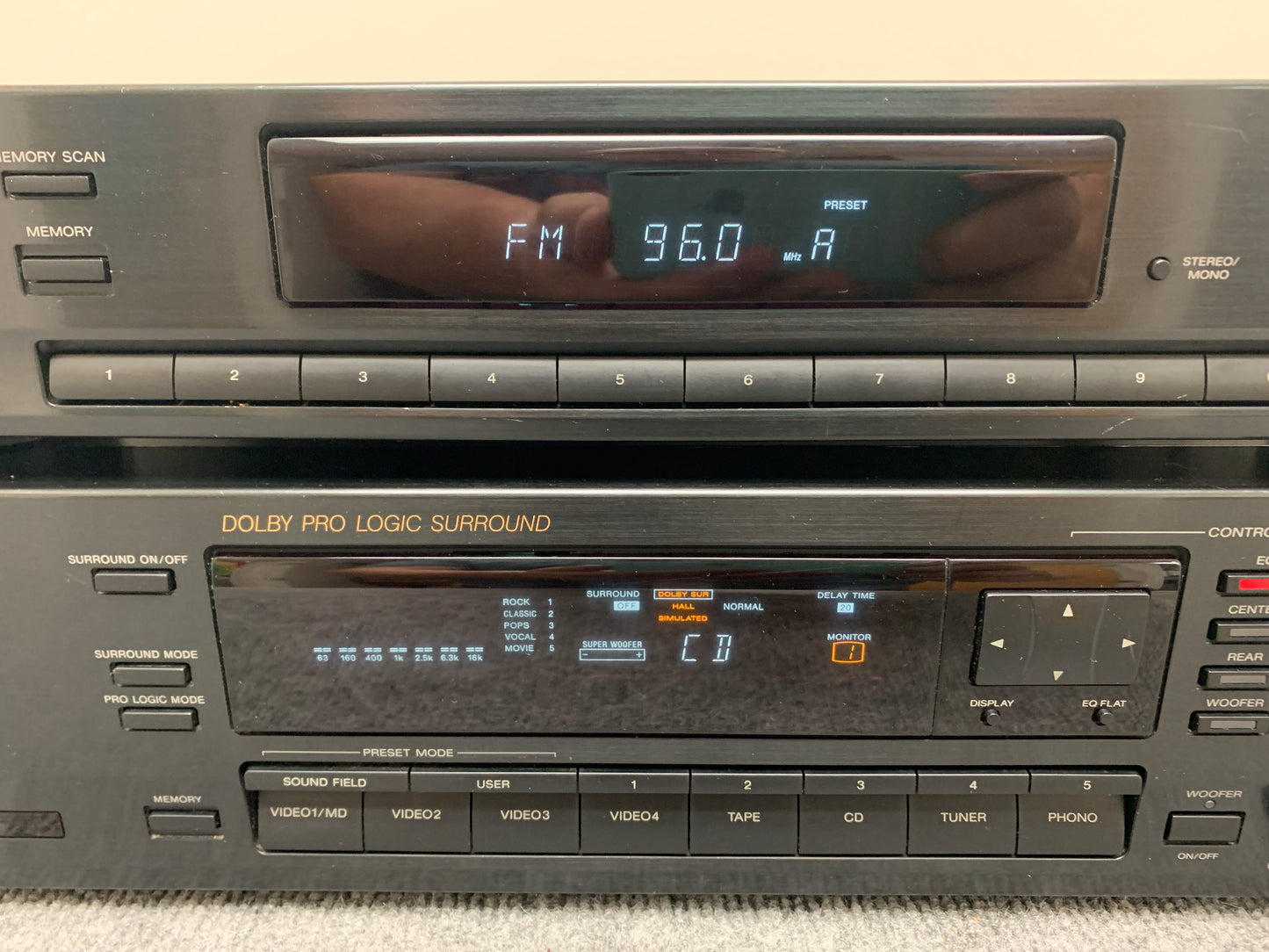 Sony TA-E741 Preamplifier & St-JX741 Tuner