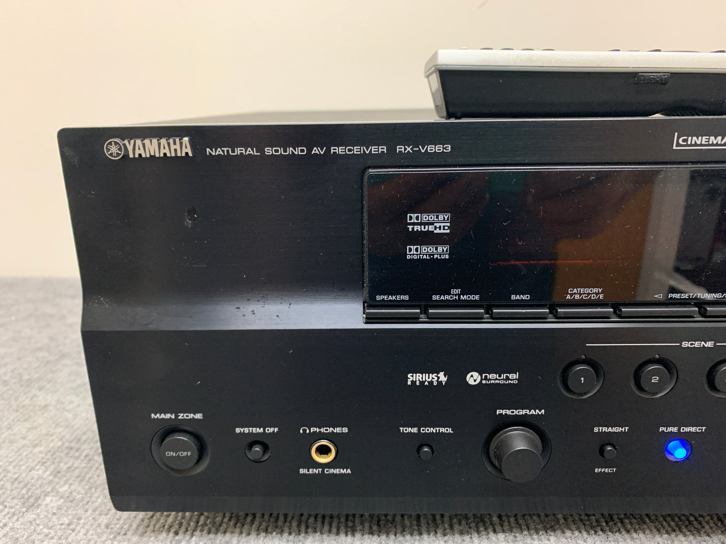 Yamaha RX-V663 Stereo Receiver - Remote Control