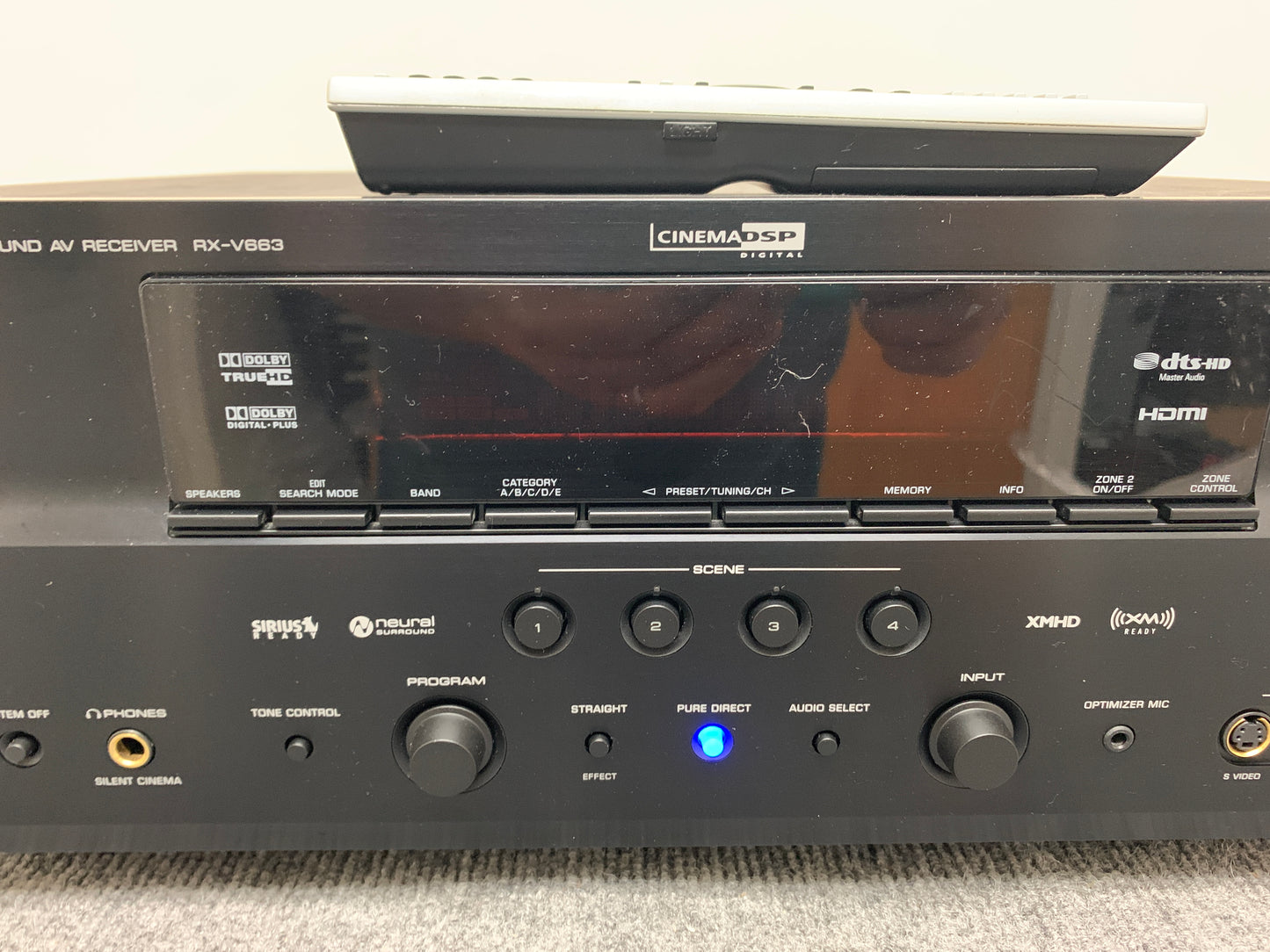 Yamaha RX-V663 Stereo Receiver - Remote Control