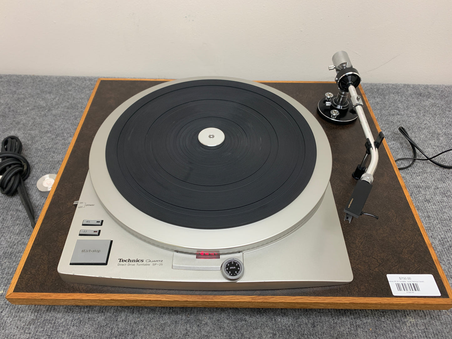 Technics SP-25 Turntable * Audio Technica ToneArm * Custom Built Base * Stanton 680E Cartridge