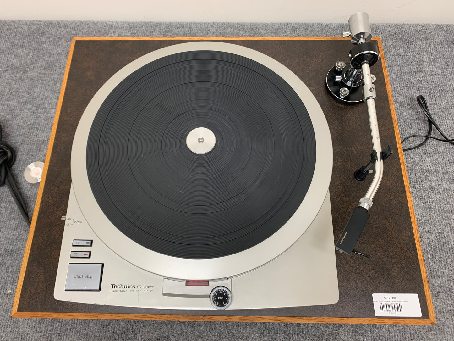 Technics SP-25 Turntable * Audio Technica ToneArm * Custom Built Base * Stanton 680E Cartridge