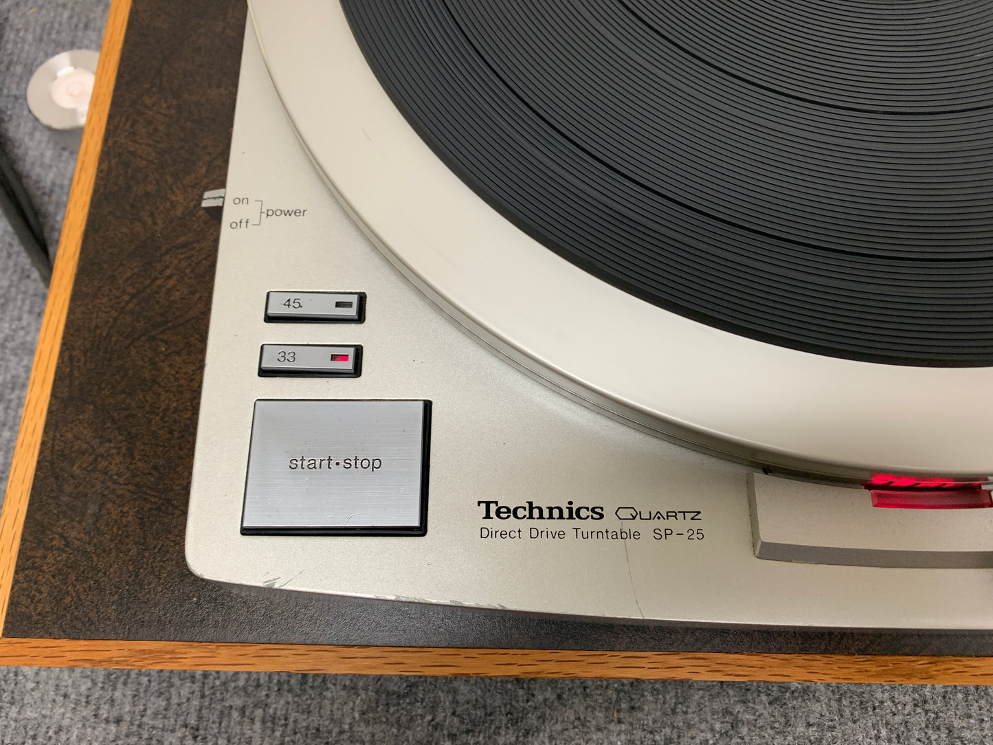 Technics SP-25 Turntable * Audio Technica ToneArm * Custom Built Base * Stanton 680E Cartridge