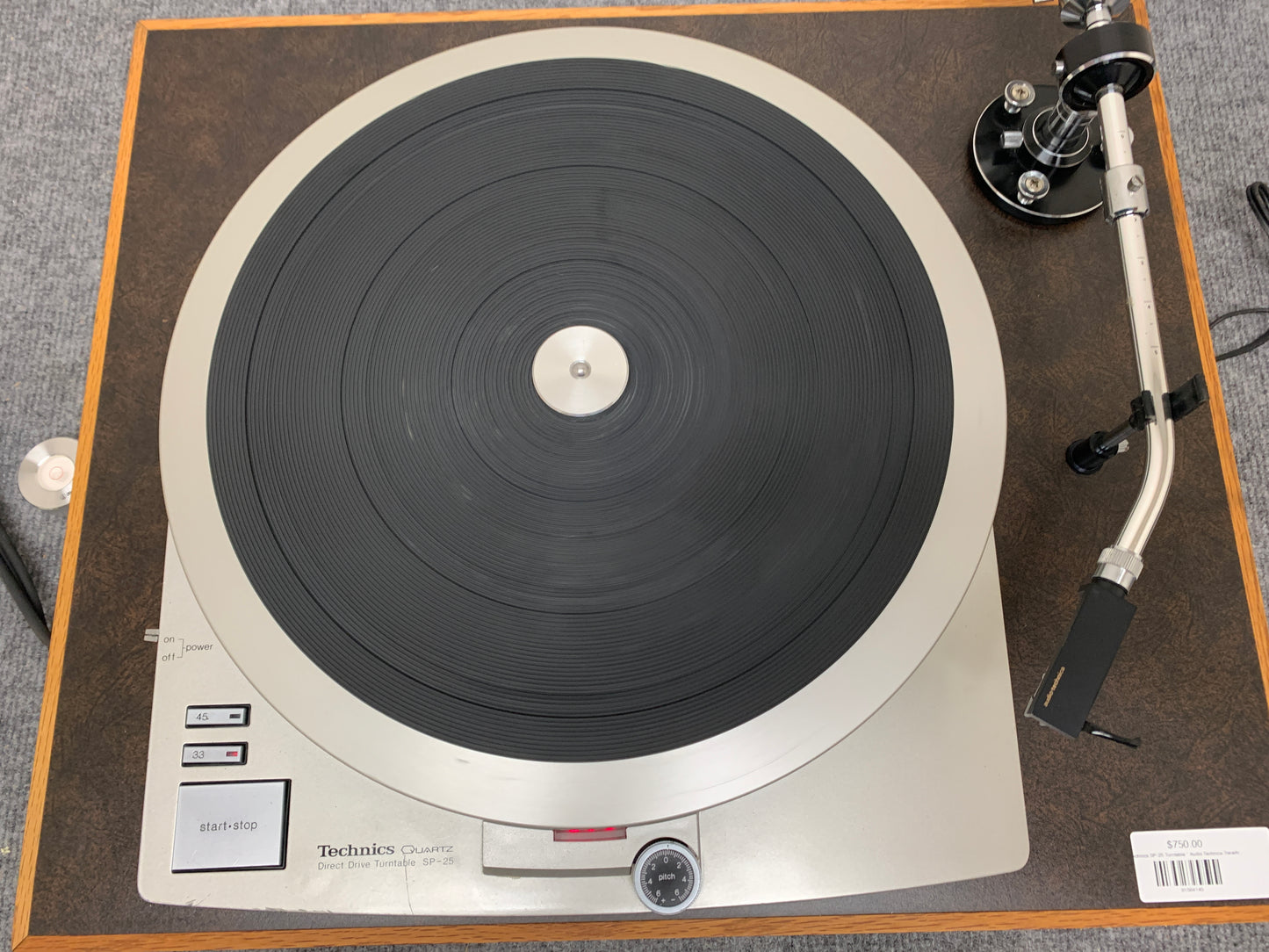 Technics SP-25 Turntable * Audio Technica ToneArm * Custom Built Base * Stanton 680E Cartridge