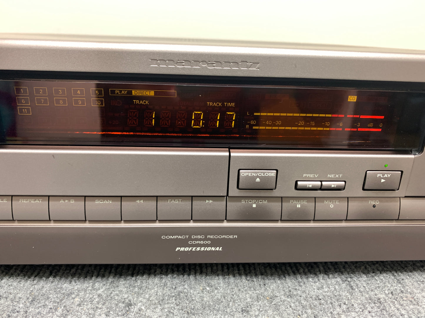 Marantz CDR600 Professional CD Recorder