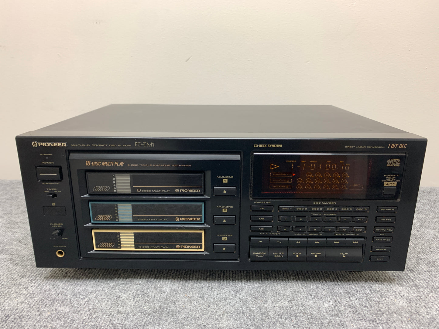 Pioneer PD-TM1 CD Changer - 18 Discs