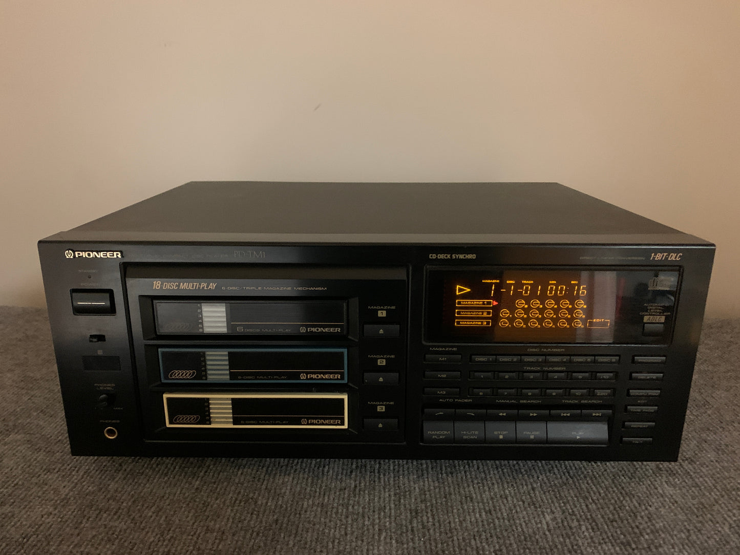 Pioneer PD-TM1 CD Changer - 18 Discs