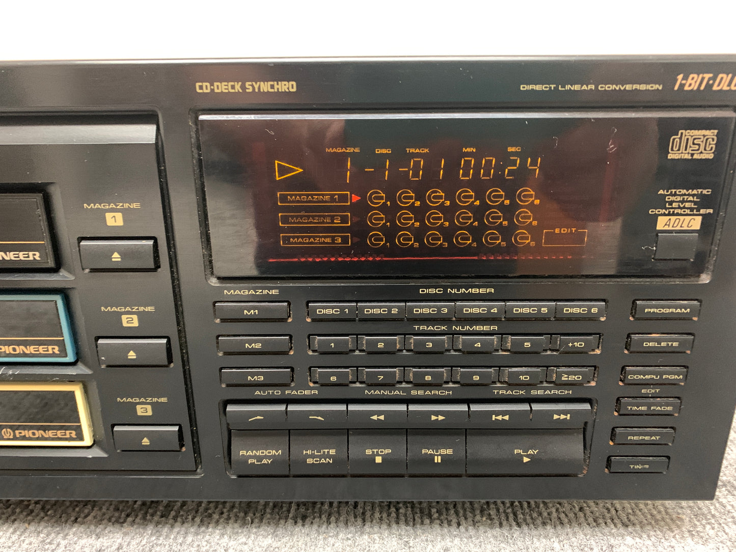 Pioneer PD-TM1 CD Changer - 18 Discs