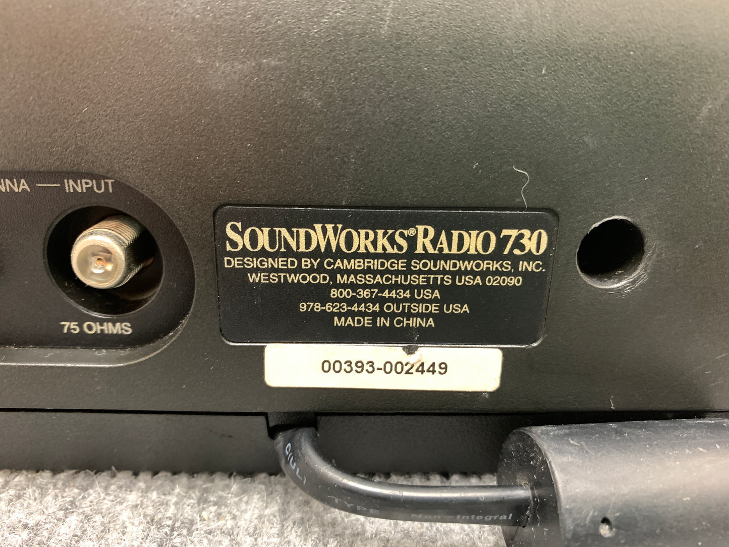 Cambridge Soundworks * Soundworks Radio 730