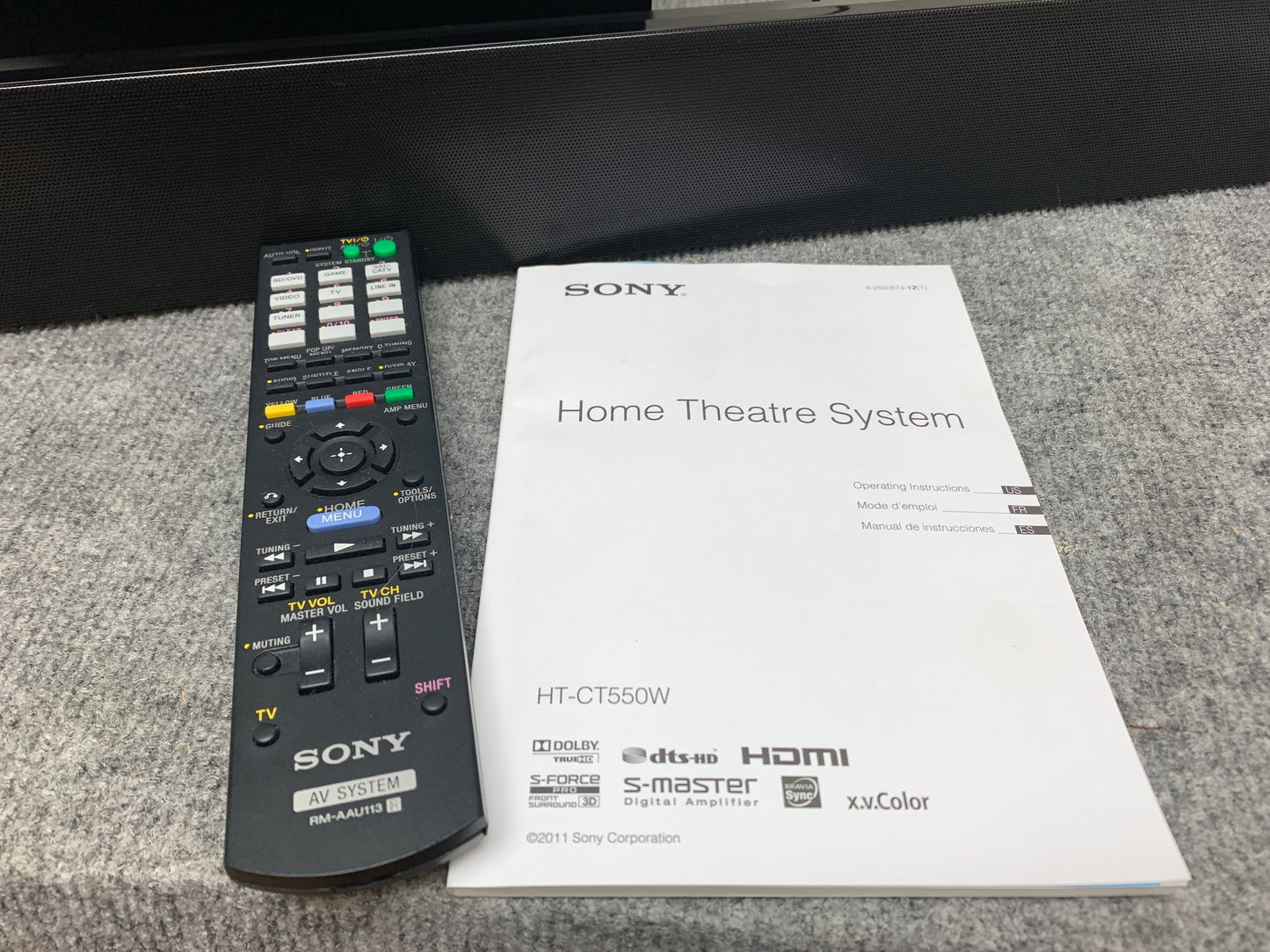 Sony HT-CT550W Home Theatre System * Complete