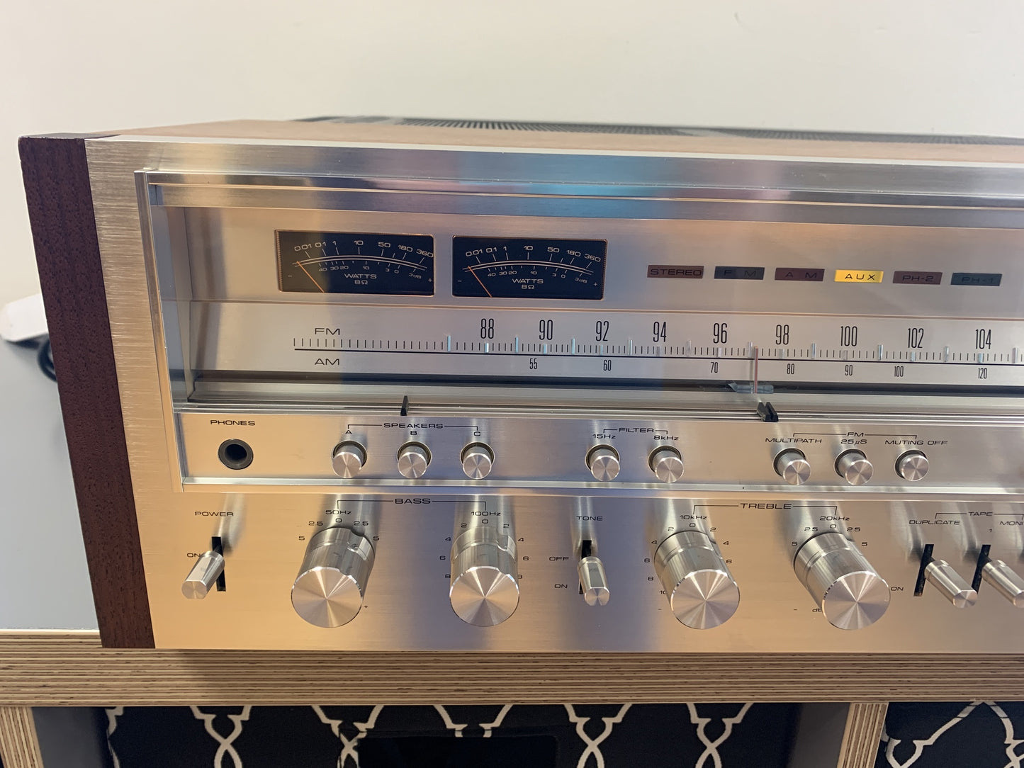 Pioneer SX-1280 Stereo Receiver * Serviced * Mint * 185W RMS * 1977