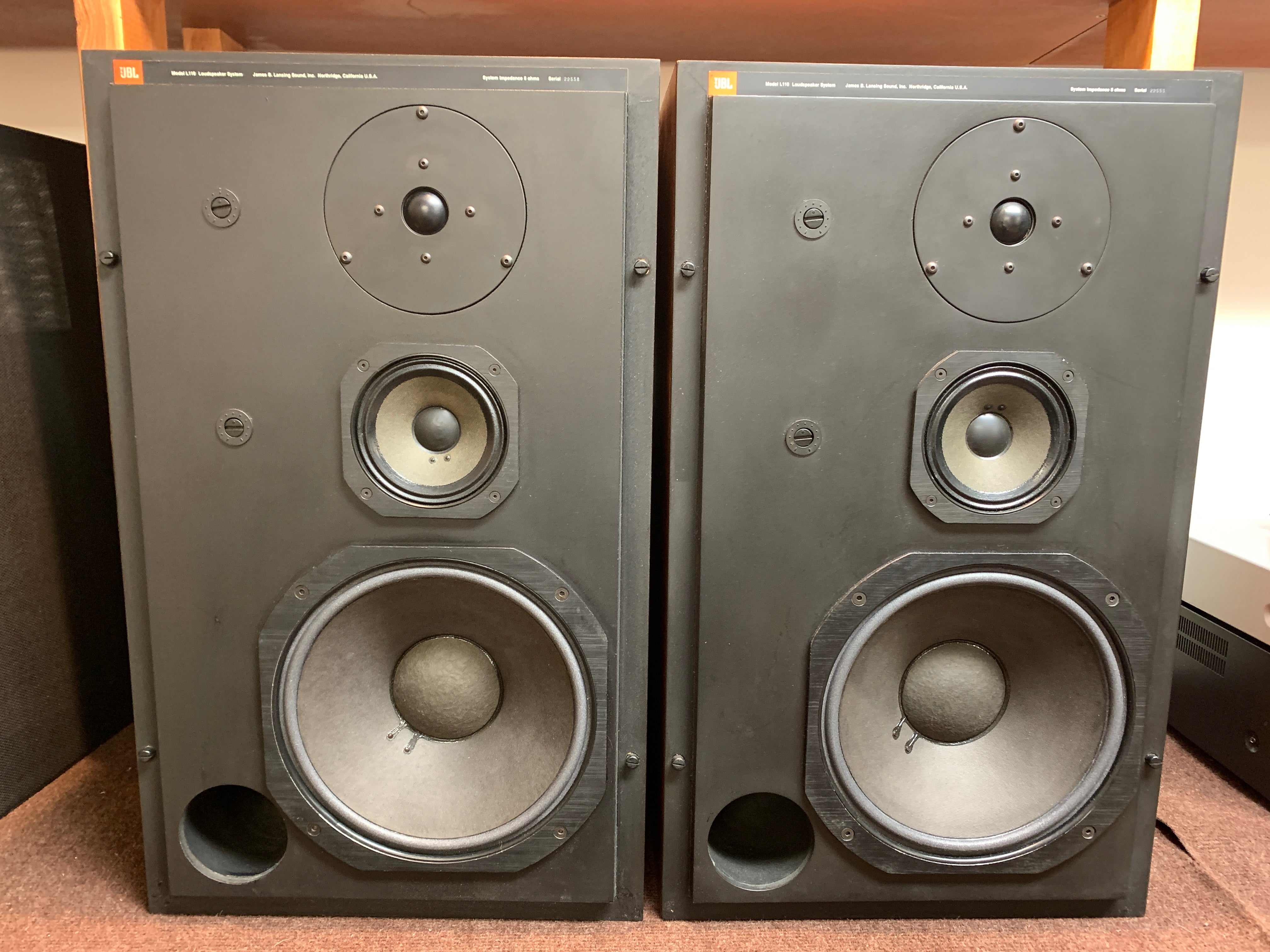 JBL L110 Stereo Speakers – The Turntable Store