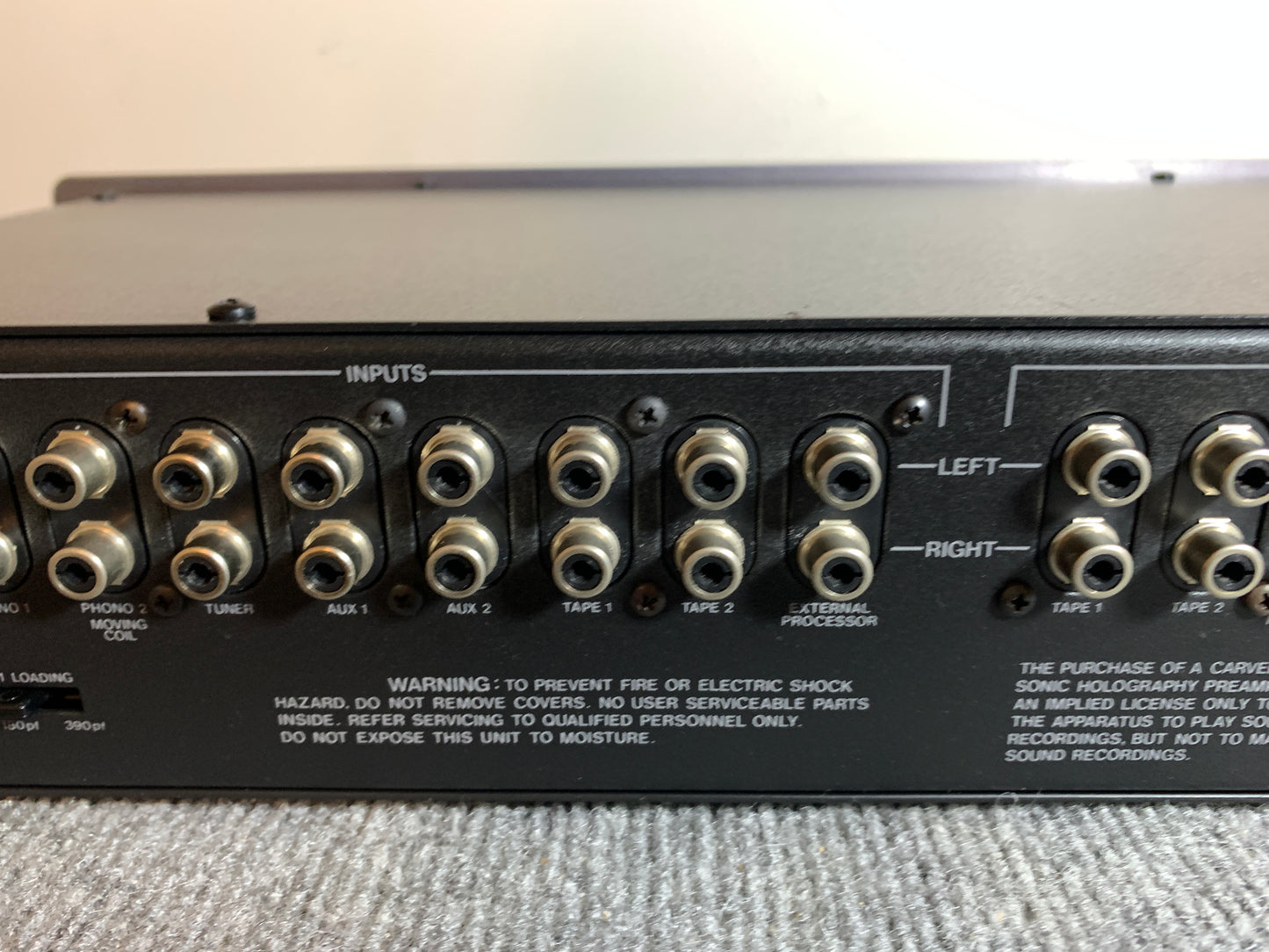 Carver C1 Stereo Preamplifier