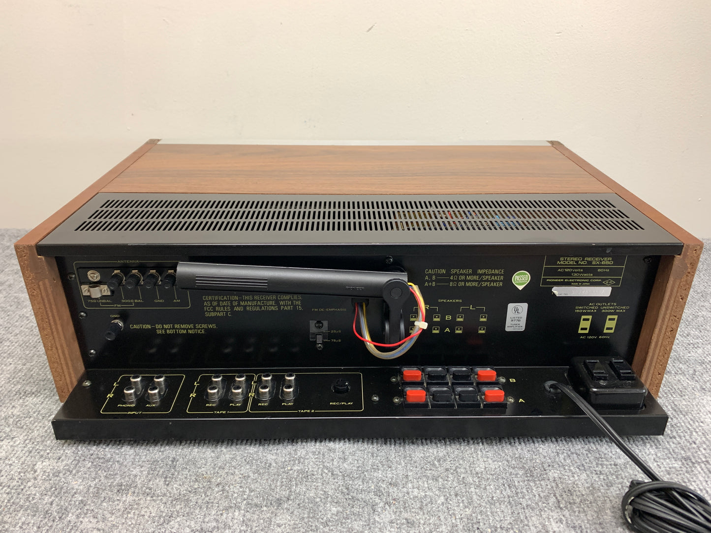 Pioneer SX-650 Stereo Receiver * Fully Serviced * Led Upgrade