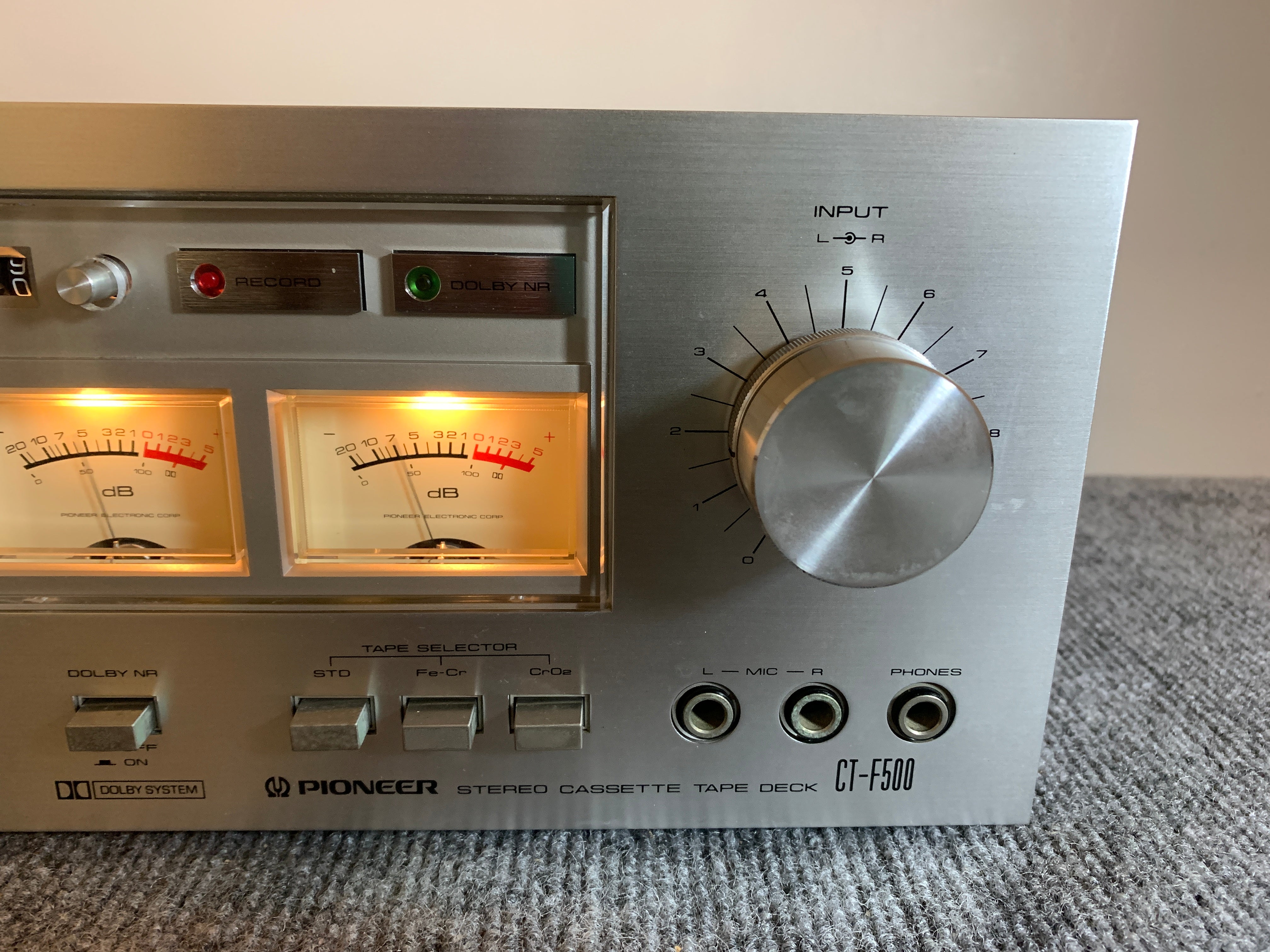 Pioneer Vintage Stereo Cassette cheapest Tape Deck CT-340