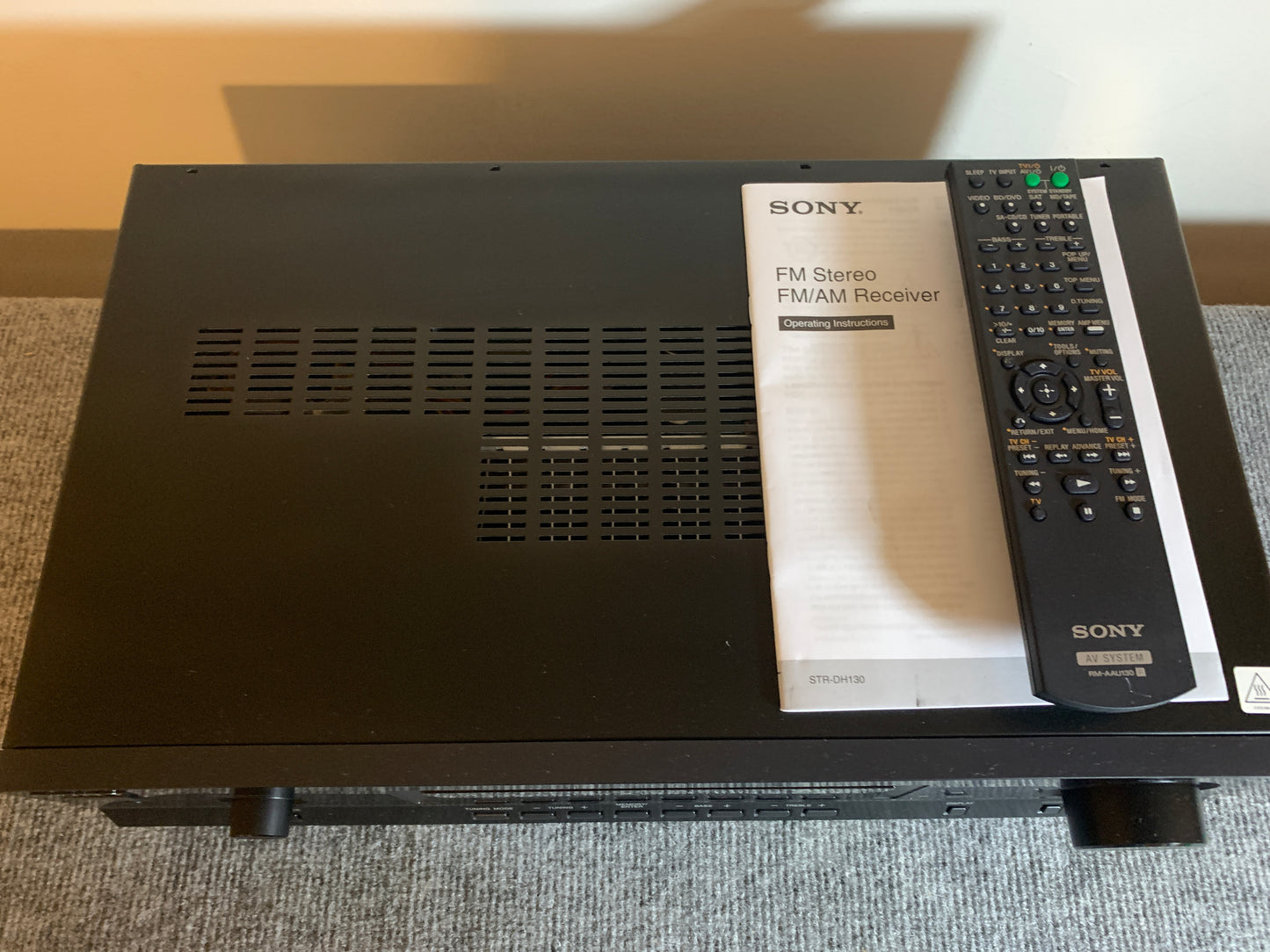 Sony STR-DH130 2-Channel Hi-Fi Receiver * Remote Control