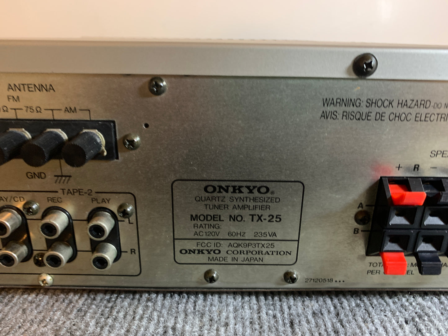 Onkyo TX-25 Stereo Receiver