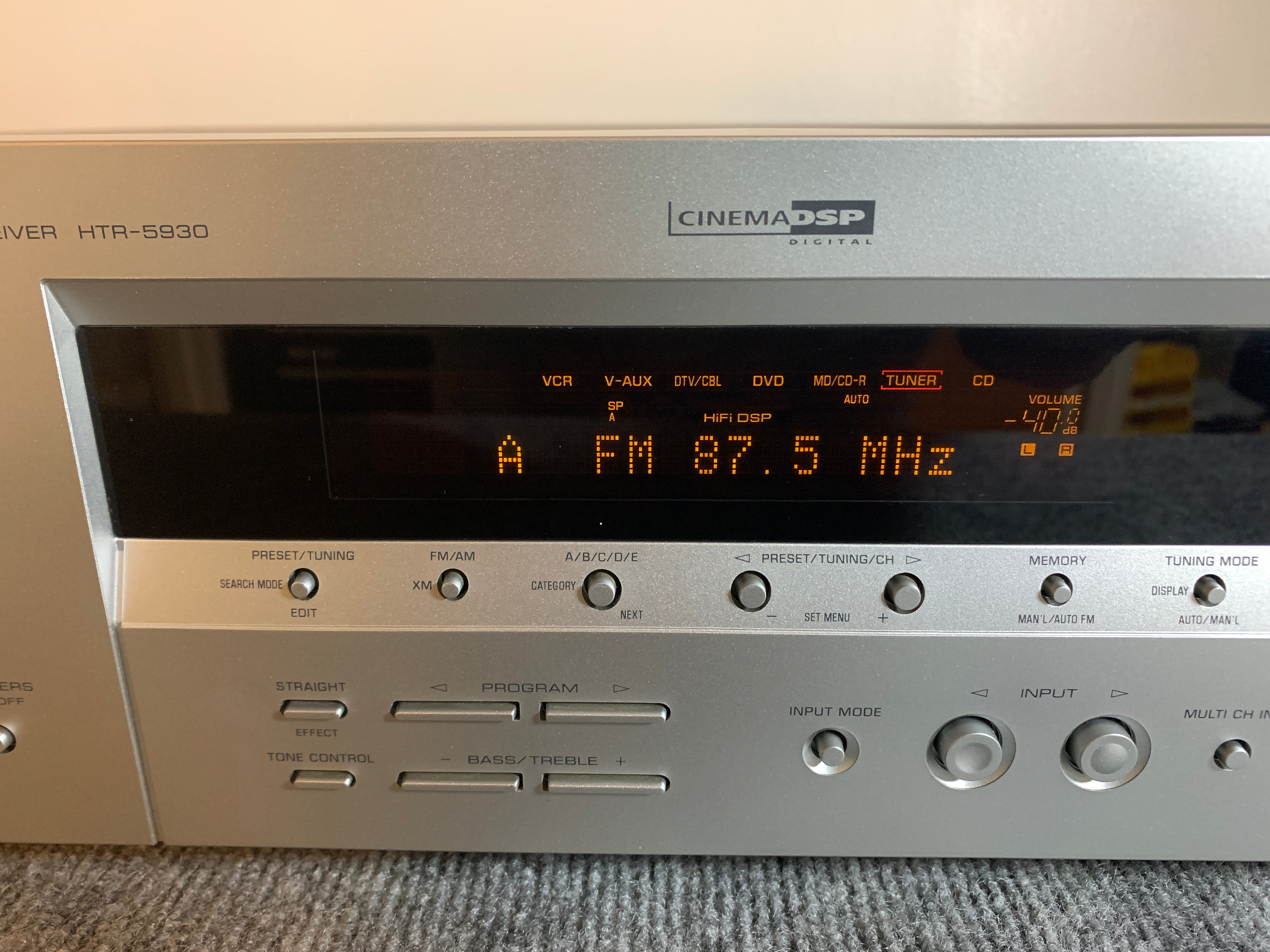 Yamaha HTR 5930 5.1 Channel newest 110 Watt Receiver