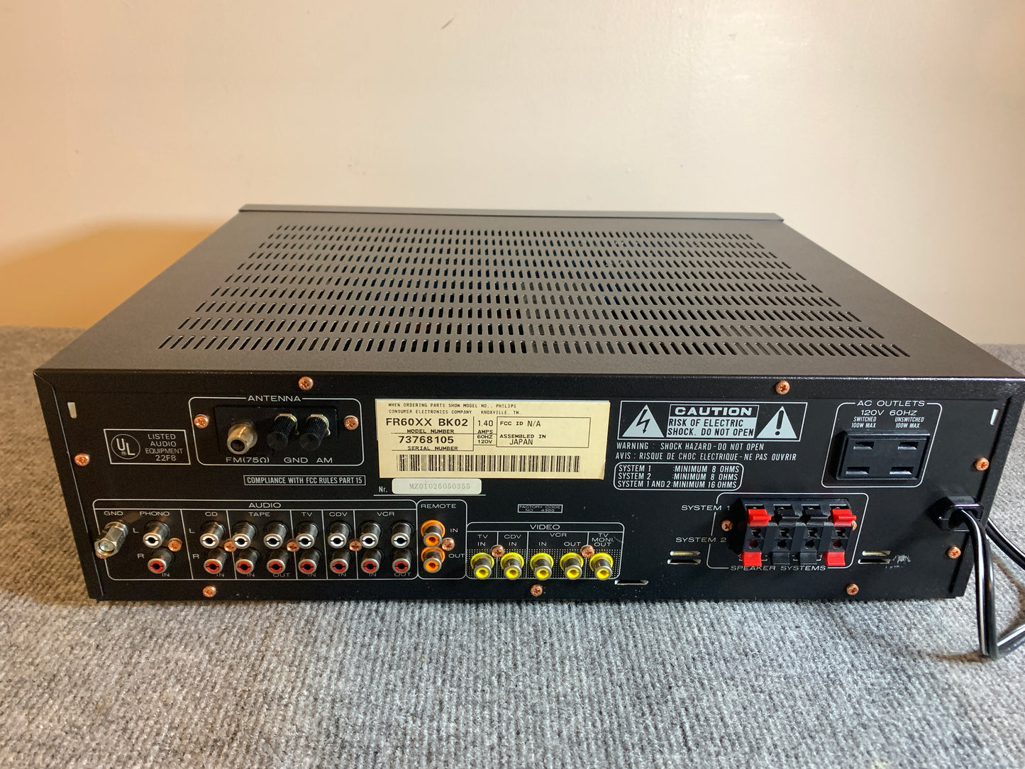 Philips FR-60 Stereo Receiver