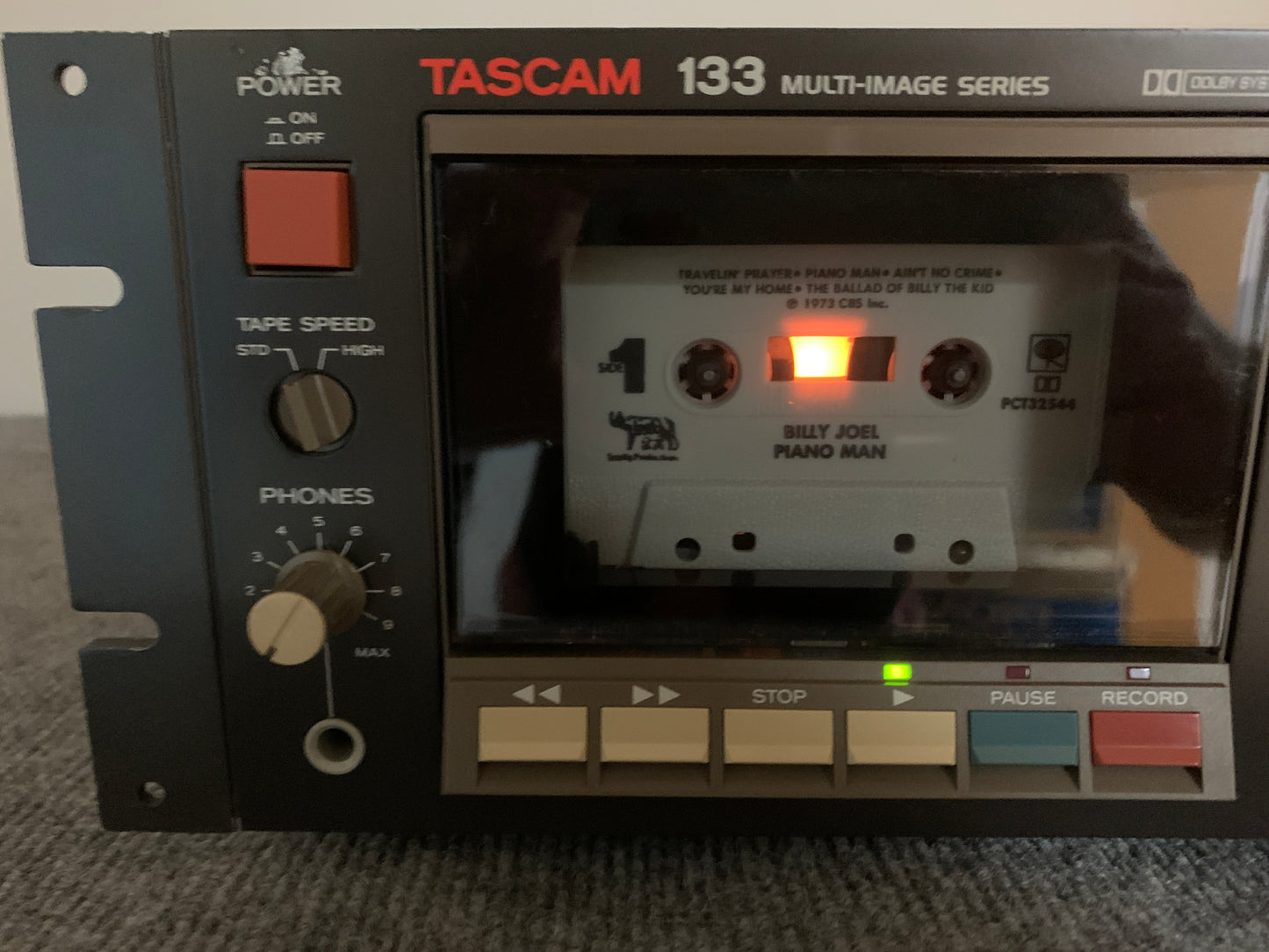 Tascam 133 Professional 3-Channel Cassette Deck (1987-89)