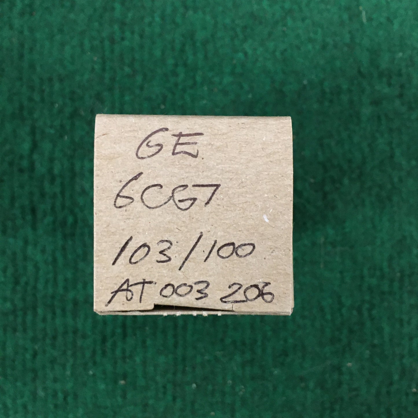 GE * 6CG7 Tube * Tested 103/100