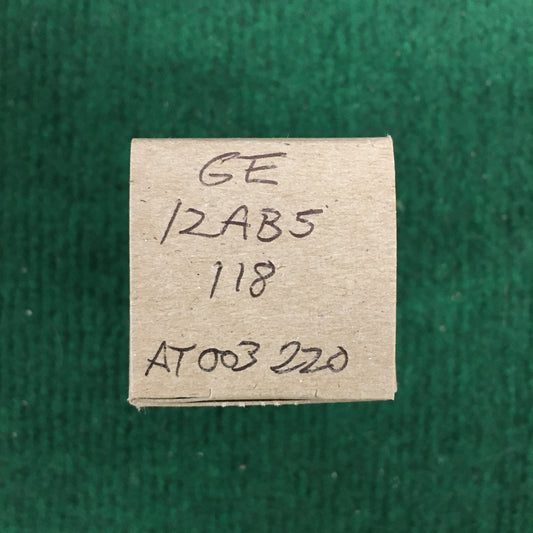 GE * 12AB5 Tube * Tested 118